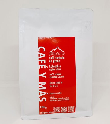 Cafe especialidad Colombia tolima